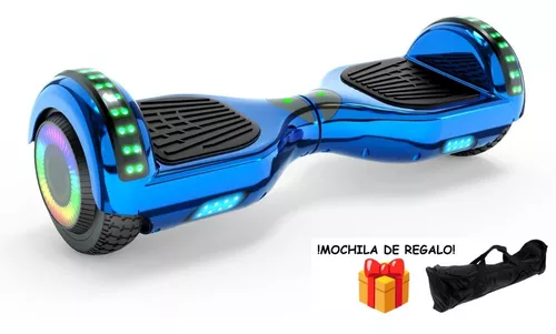Skate eléctrico hoverboard Flying-Ant HY-A02 Azul metálico 6.5