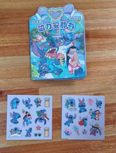Stickers Imantados Stitch Modelo 1 Crea Escenarios En Libro
