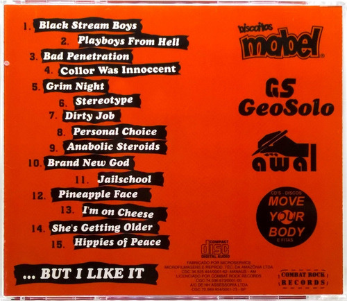 Cd Anabolic Steroids It's Only Punk Rock But I Like It 1996