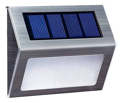 Lámpara De Exterior, Luz Solar, Inoxidable, 3 Led Street, Pa