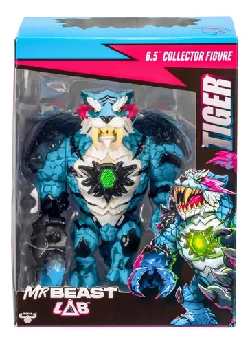 Figura De Colección Mr Beast Lab Tiger Platinum