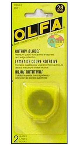 Repuesto Cutter Rotativo Olfa 28mm.rb28 X Unidad