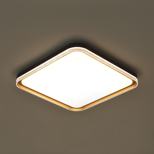 Plafon Skylight Queenstown 4050 Led Bivolt Preto/dourado