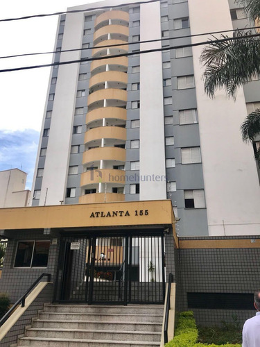 Apartamento Com 3 Dormitórios À Venda, 75 M² Por R$ 370.000,00 - Botafogo - Campinas/sp - Ap6493