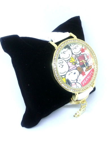Snoopy & Friends Reloj De Pulsera Cristales De Peanuts Japón