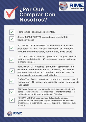 Medidor Digital Para Agua De 1 Ced 80 Gpi/flomec