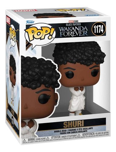 Figura De Accion Shuri 1174 Pantera Negra Wakanda Forever Marvel Funko Pop  