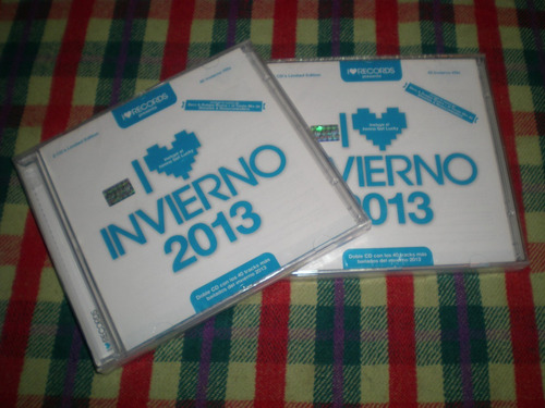 I Love Invierno 2013 2 Cds  Nuevo C15