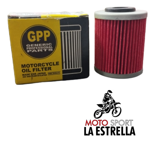 Filtro Aceite Gpp Ktm 400 520