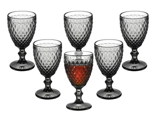 Vasos De Cristal, Easytao Juego De 6 Copas De Vino Con