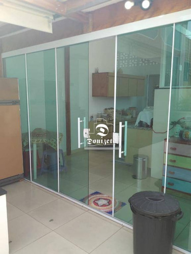 Cobertura Com 2 Dormitórios À Venda, 136 M² Por R$ 450.000,00 - Vila Scarpelli - Santo André/sp - Co11535