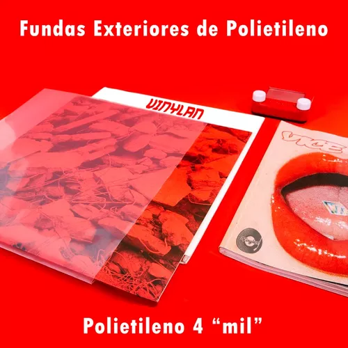 100 Fundas Exteriores Galga 400 Discos De Vinilo LP 12 Maxi