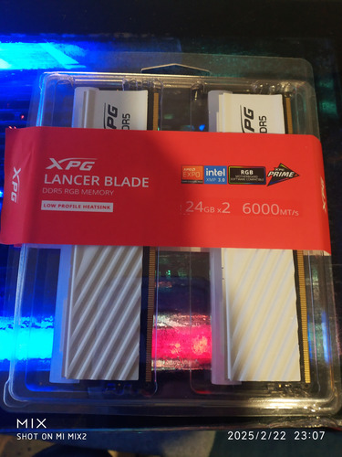 Memoria Ram Xpg Lancer Blade Rgb Ddr5 6000mhz 48gb (2x24gb) (Usado)