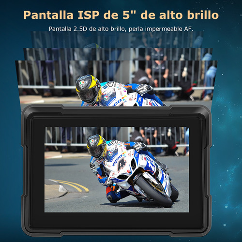 5 Pulgadas Estéreo Moto Con Apple Carplay Y Android Auto