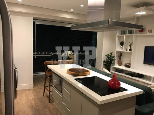 Imagem 4 de 30 de Apartamento Duplex A Venda Com 2 Dormitórios Vista Para O Mar Na Pompéia Em Santos - Ap00907 - 70711772