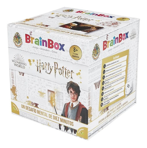 Brain Box Harry Potter  Juego De Cartas + 8 Años Febo