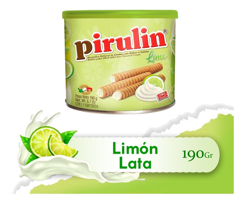 Pirulin Lime  Lata /envase 190g