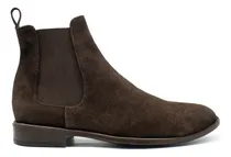 Comprar Botín Chelsea Boots Piel Gamuza Chocolate Andre Bocassi