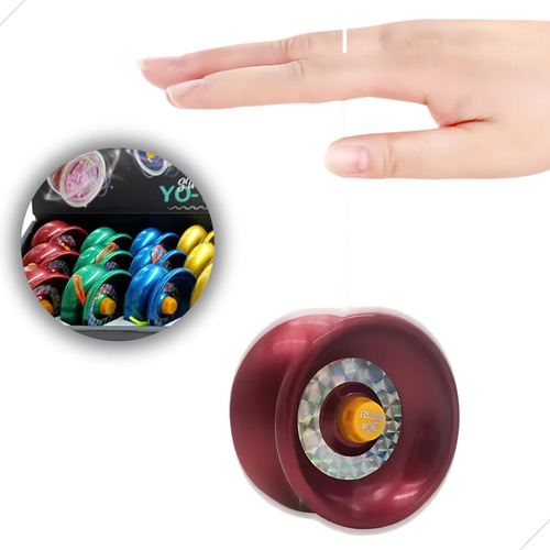 Ioio Yoyo Metal C/ Rolamento Profissional Cordinha Brinquedo