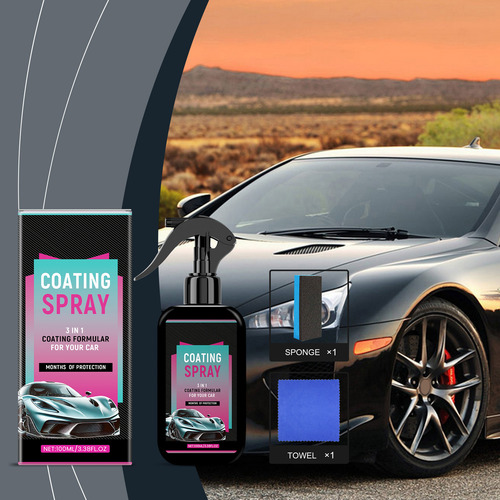 Set N Car Coating Spray Para El Cuidado Del Coche, Cerámica,