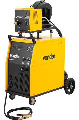 Máquina Para Solda Mig/mag Com Cabeçote Externo 400a Mm405e Cor Amarelo 220V
