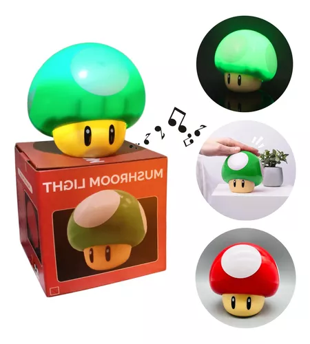 Lámpara de Super Mario Bros en forma de cubo para los adictos a Mario