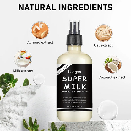 Prebase Acondicionadora Super Milk Lush, Para Todo Tipo De C