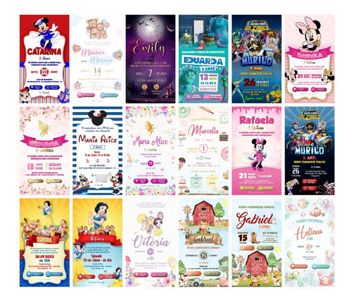 Convite Aniversario Virtual Personalizado Interativo Frozen