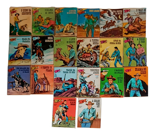 Tex Mensal Coleção Completa Da Revista Tex Do Número 1 Ao 100 Edição Raro E Colecionável (Usado)