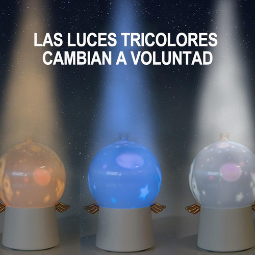 Lámpara De Ángel Giratoria Con Reflector For Niños, Luz