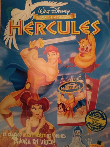 Póster Afiche Película Hércules Disney 1997