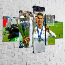 Comprar Cuadro Cristiano Ronaldo Champions Decorativo Futbol