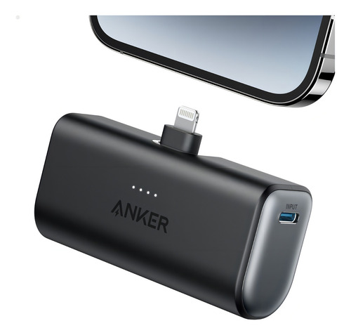Batería Externa Nano 5000mah 12w Anker Color Negro