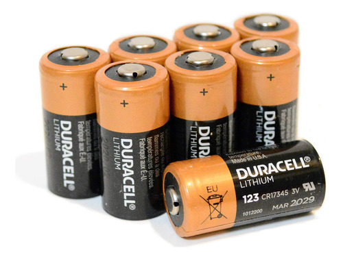 Dl123a Duracell Ultra Litio 8 Bateras-cr123a