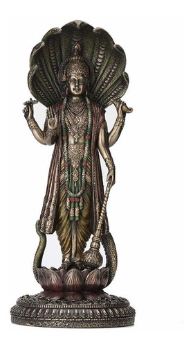 Figura Decorativa 1,5  Diseño Dio Hindu Shesha Vishnu