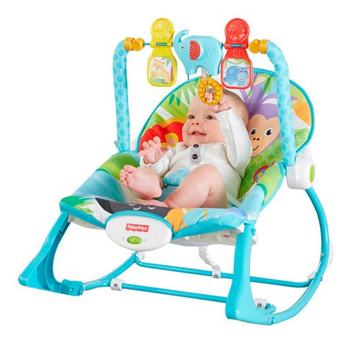Fisher Price Silla Mecedora Crece Conmigo Musical Unisex 18k