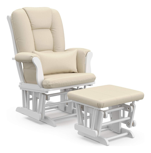 Tuscany   Glider And Ottoman With Free Lumbar Pillow (w...