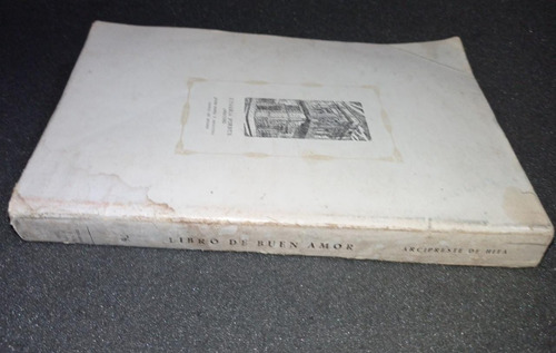 Libro De Buen Amor - Arcipreste De Hita (Usado)