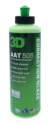 3d Aat 505 Correction Glaze - 8oz - Removedor De Remolinos B