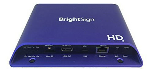 Reproductor Html5 Brightsign Hd1023 | Full Hd Con Amplia Con
