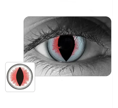  Lentes Locos Gato Lagarto Red Snake Crazy Lentes Halloween 