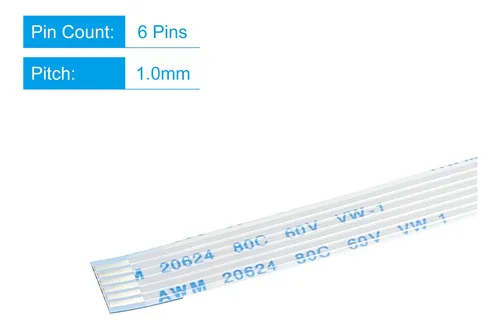 Meccanixity Cables De Extensin De Cable Plano Flexible, 6 Pi