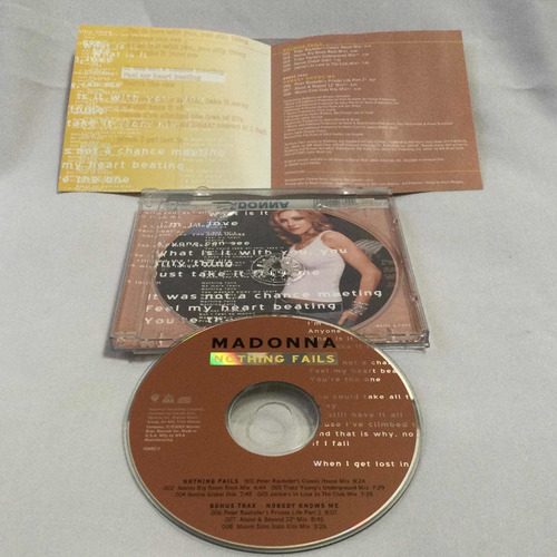 Madonna / Nothing Fails Cd Maxi Usa 2003 Impecable 8 Tracks