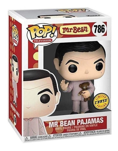 Funko Pop Nuevo Vinilo 10cm Chase - Mr. Bean Pajamas