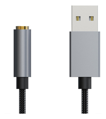 Adaptador De Audio Usb A Conector De 3,5 Mm Usb-a A 3,5 Mm