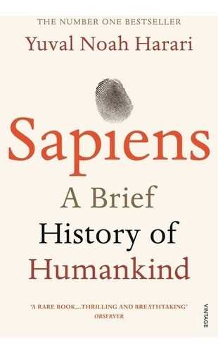 Imagen 1 de 1 de Sapiens: A Brief History Of Humankind - Yuval Noah Harari