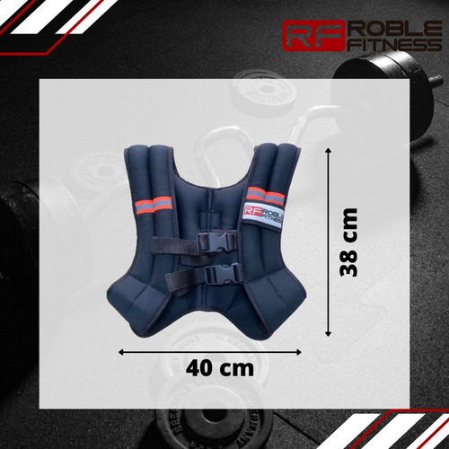 Chaleco Con Carga Peso 5kg Neoprene Ergonomico Calidad