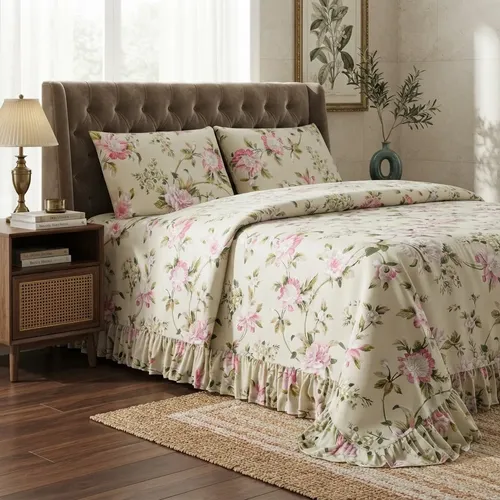 Vianelli Colcha Premium King 3 Peças Percal 400 Fios Toque Macio