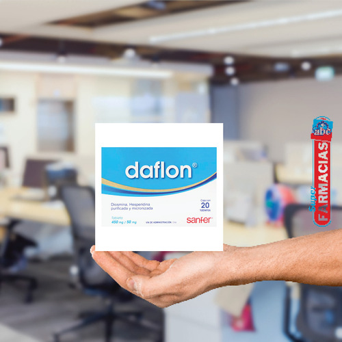Daflon 500 Mg 20 Tab Pack De 1
