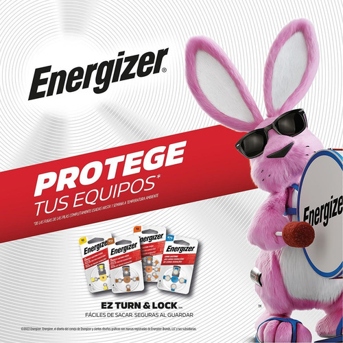 Imagen 4 de 6 de Pila Energizer Auditiva 13 Blister 8 Unidades